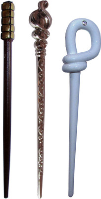 

GUDDUSHUBHA Combo of Multi Color Juda Sticks Bun Stick(Multicolor)