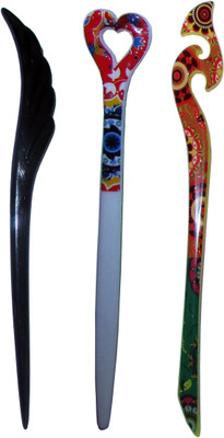 

XPRESSBOO Combo of Multi Color Juda Sticks Bun Stick(Multicolor)