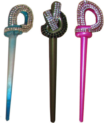 

GEEREESH Combo of Multi Color Juda Sticks Bun Stick(Multicolor)
