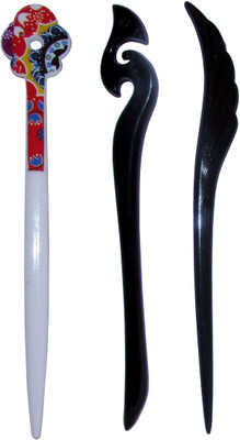 

ROOH Combo of Multi Color Juda Sticks Bun Stick(Multicolor)