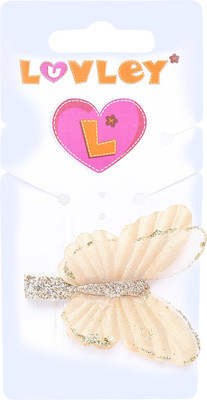 Hamleys Glitzy Glitter Hairclips | Pink Hair Clip(Gold)