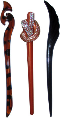 

PARROT Combo of Multi Color Juda Sticks Bun Stick(Multicolor)