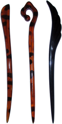 

ANO Combo of Multi Color Juda Sticks Bun Stick(Multicolor)