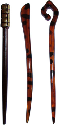 

RUSJ Combo of Multi Color Juda Sticks Bun Stick(Multicolor)
