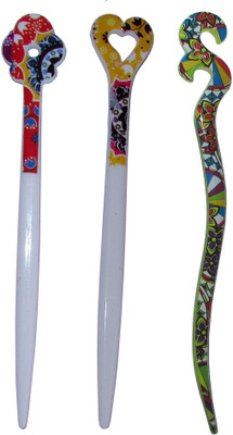 

SARDARJI Combo of Multi Color Juda Sticks Bun Stick(Multicolor)