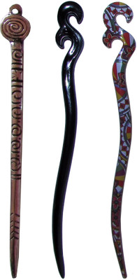 

TRIP Combo of Multi Color Juda Sticks Bun Stick(Multicolor)