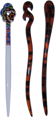 

GRAVY Combo of Multi Color Juda Sticks Bun Stick(Multicolor)