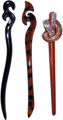 

SAJANA Combo of Multi Color Juda Sticks Bun Stick(Multicolor)