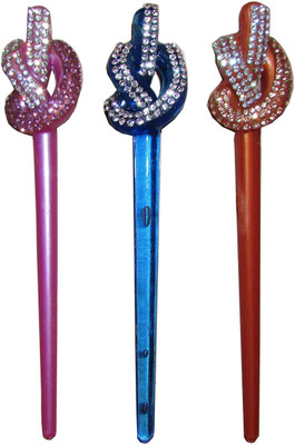 

DIVA Combo of Multi Color Juda Sticks Bun Stick(Multicolor)