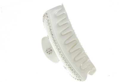 

Anuradha Art Jewellery Clutcher Hair Claw(White)