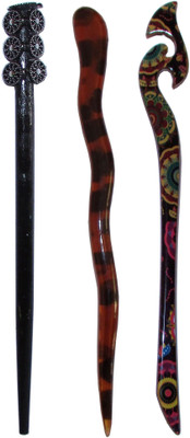 

BULK Combo of Multi Color Juda Sticks Bun Stick(Multicolor)