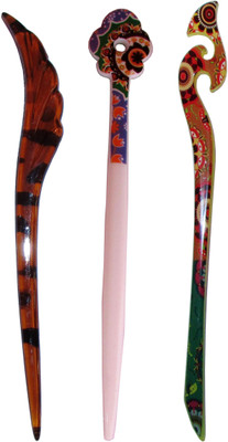 

RUPALI Combo of Multi Color Juda Sticks Bun Stick(Multicolor)