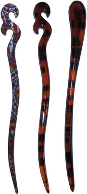 

RAKSH Combo of Multi Color Juda Sticks Bun Stick(Multicolor)