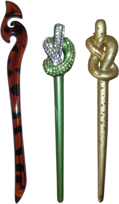 

MAUSAI Combo of Multi Color Juda Sticks Bun Stick(Multicolor)