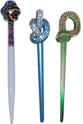 

XPRESS Combo of Multi Color Juda Sticks Bun Stick(Multicolor)