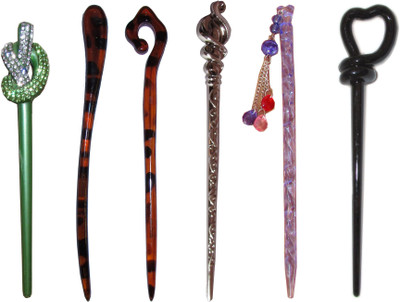

ANIKATA Combo of Multi Color Juda Sticks Bun Stick(Multicolor)