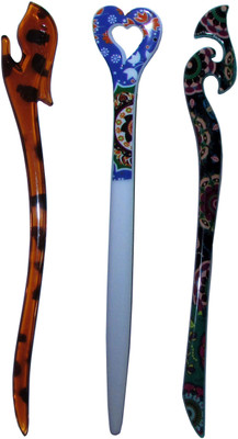 

GRIPP Combo of Multi Color Juda Sticks Bun Stick(Multicolor)