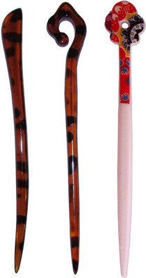 

TRIPO Combo of Multi Color Juda Sticks Bun Stick(Multicolor)