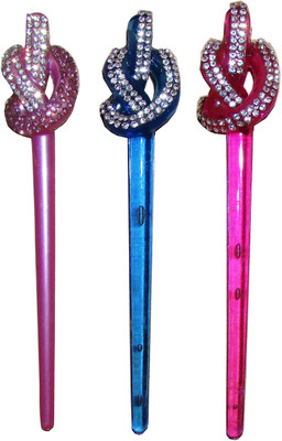 

G.T Combo of Multi Color Juda Sticks Bun Stick(Multicolor)