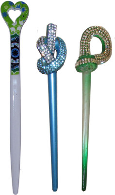 

MOOTTI Combo of Multi Color Juda Sticks Bun Stick(Multicolor)