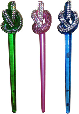 

ROOK Combo of Multi Color Juda Sticks Bun Stick(Multicolor)