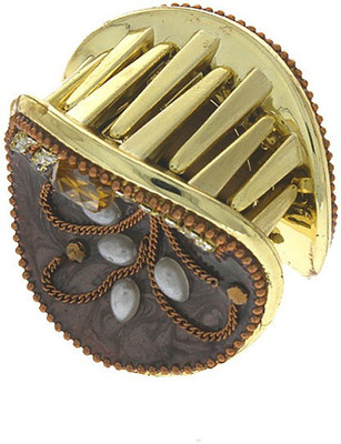 

Anuradha Art Jewellery Clutcher Hair Claw(Grey)