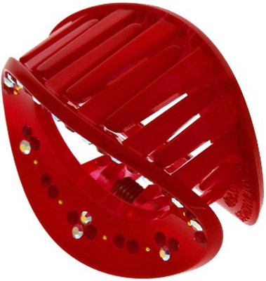 Anuradha Art Jewellery Clutcher Hair Claw(Red)