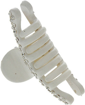 

Anuradha Art Jewellery Clutcher Hair Claw(White)