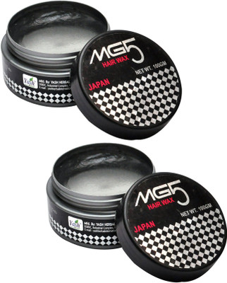 

Yash Herbal MG5 Combo Pack Of 2 wax Hair Styler (100gm/piece) Hair Styler Wax(200 g)