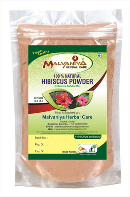 

Malvaniya Herbal Care 100% Natural Hibiscus Flower (ROSA SINENSIS) Powder(227 Grams)(227 g)