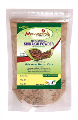 

Malvaniya Herbal Care 100% Natural Shikakai Pods (ACACIA CONCINNA) Powder(227Grams)(227 g)