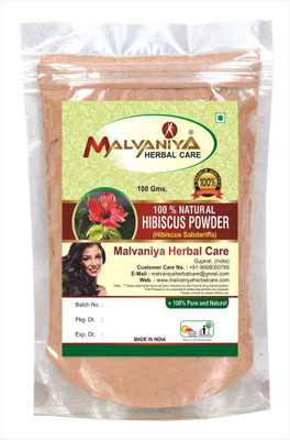 

Malvaniya Herbal Care 100% Natural Hibiscus Flower (Rosa Sinensis) Powder(100Grams)(100 g)