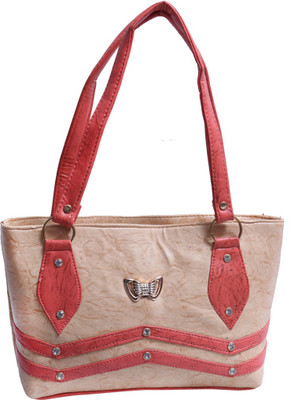 

landlord Shoulder Bag(White, Pink), Pink;white
