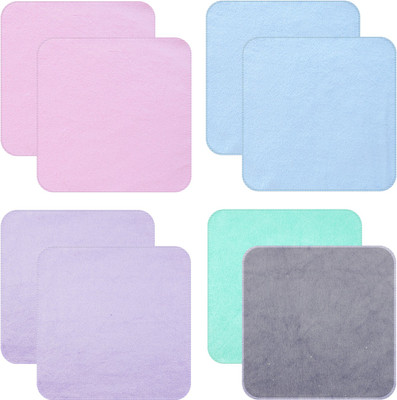 

Hatchlingz Baby Wash Cloth/Face Napkin Purple Handkerchief(Pack of 8)
