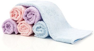 

Hatchlingz Baby Wash Cloth/Face Napkin Medium Handkerchief(Pack of 6)