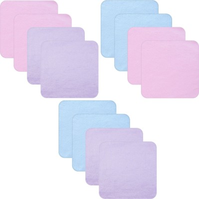 

Hatchlingz Baby Wash Cloth/Face Napkin Medium Handkerchief(Pack of 12)