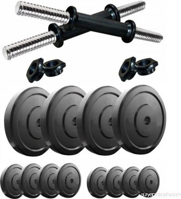 

N.VCOMMUNICATION24X7 HOME GYM 3 KG 4 PLATES + 2 DUMBBELL ROD Gym & Fitness Kit