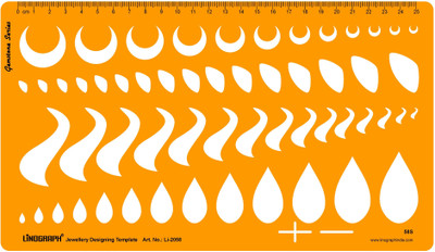 

LINOGRAPH Li-2058 Jewelry Design Template(Pack of 58)