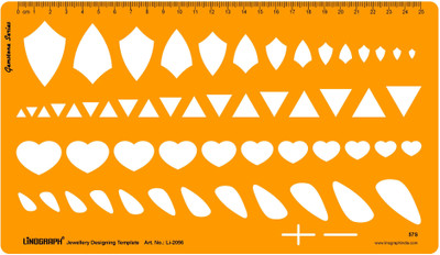 

LINOGRAPH Li-2056 Jewelry Design Template(Pack of 60)