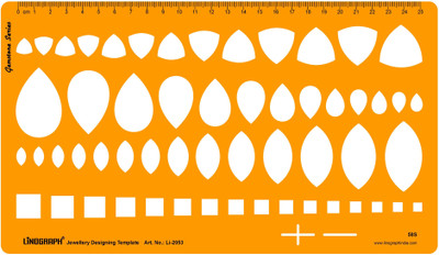 

LINOGRAPH Li-2053 Jewelry Design Template(Pack of 52)