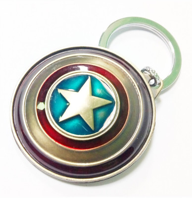 

Red Bear Captain America Rotating Shield Keyring & Keychain (Brown) Key Chain