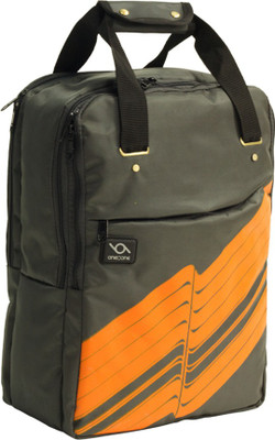 

One O One 17 inch Laptop Backpack(Grey, Orange)