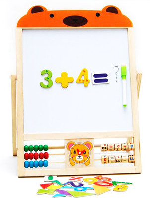 

Jack Royal Multi-purpose wooden educational board(Multicolor)