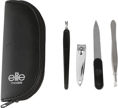 Elite Models (France) 4 pc Travel Nail Manicure Combo Set(62 g, Set of 4)