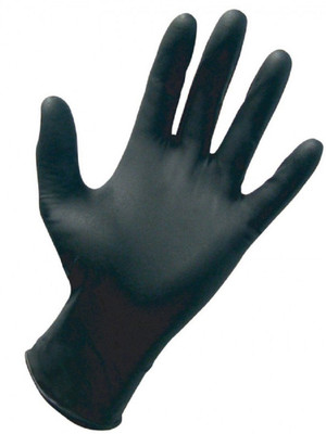 

Gem Black Nitrile Gloves Rubber Surgical Gloves(Pack of 100)
