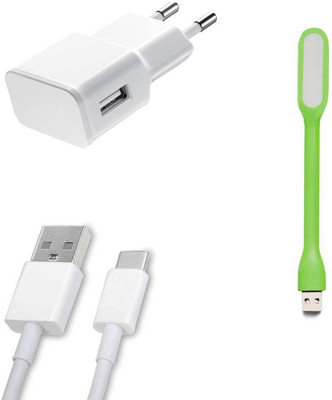DAKRON Wall Charger Accessory Combo for Samsung Galaxy C9 Pro(White)