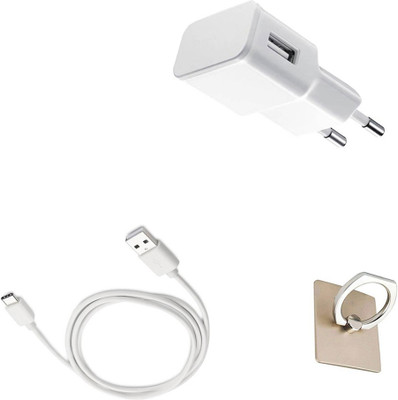 DAKRON Wall Charger Accessory Combo for OnePlus 5T(White)