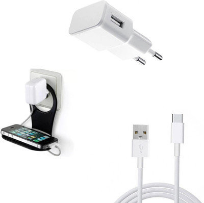 DAKRON Wall Charger Accessory Combo for Coolpad Cool 1(White)