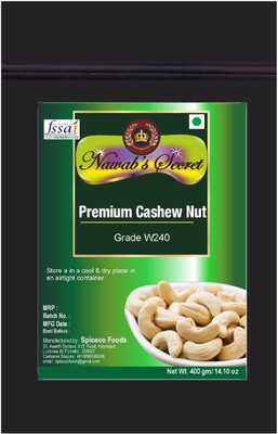 

Nawab's Secret Premium Cashews(400 g, Pouch)