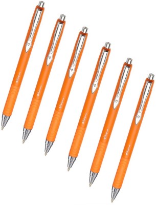 

platignum Tixx (Orange Ink) Refillable Orange Ball Pen(Pack of 6)